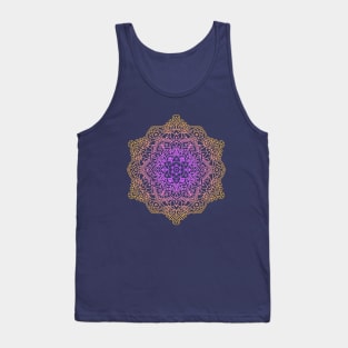 Flower Mandala Ornament Tank Top